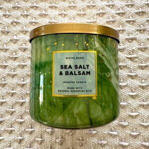 Bath & Body Works Sea Salt & Balsam 3-wick candle